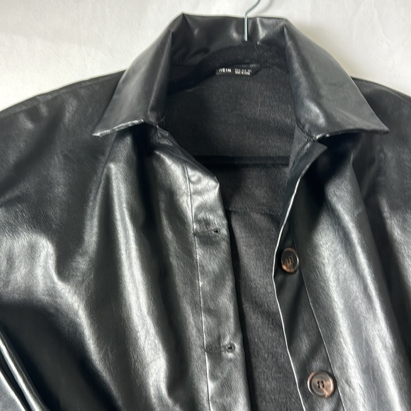 Leather button down - Picture 2 of 3